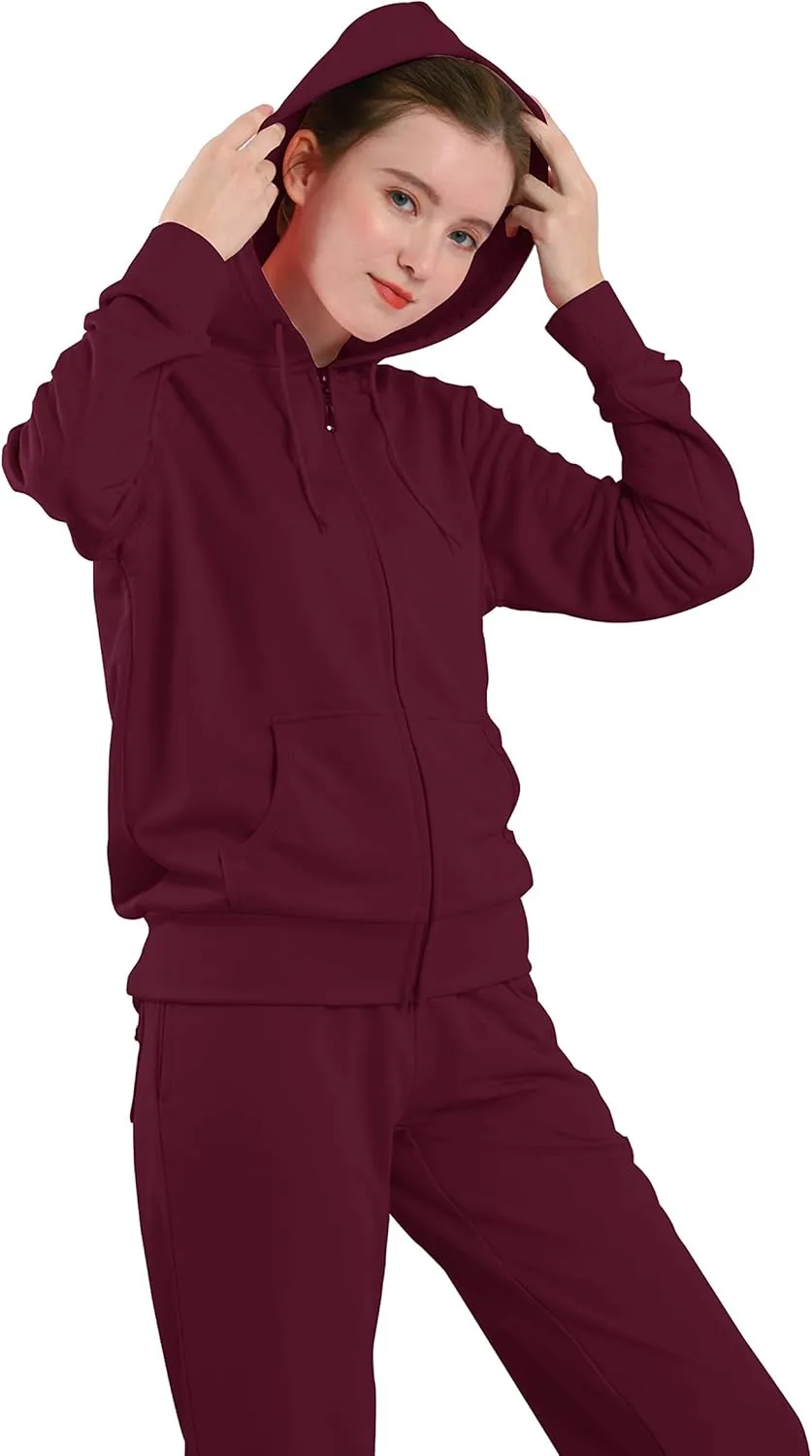 TanBridge Sweatsuits For Women Set 2 Pieces Track Suits Zip Up Hoodie & Pant Matching Jogging Suits For Women