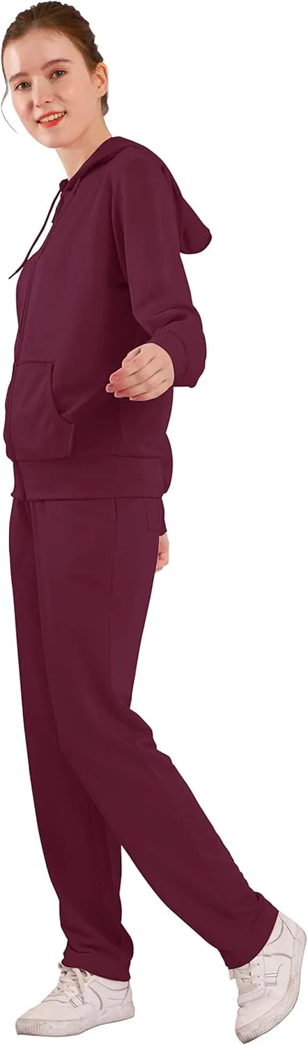TanBridge Sweatsuits For Women Set 2 Pieces Track Suits Zip Up Hoodie & Pant Matching Jogging Suits For Women