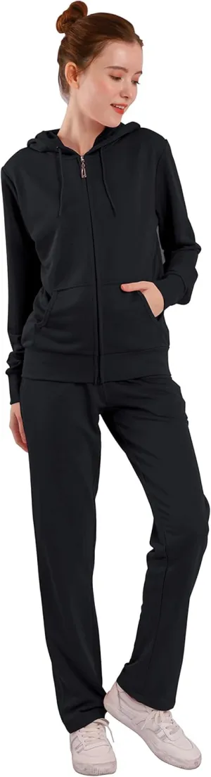 TanBridge Sweatsuits For Women Set 2 Pieces Track Suits Zip Up Hoodie & Pant Matching Jogging Suits For Women
