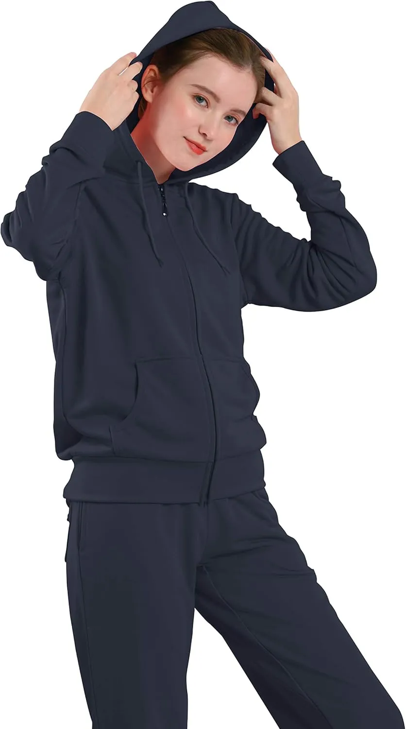 TanBridge Sweatsuits For Women Set 2 Pieces Track Suits Zip Up Hoodie & Pant Matching Jogging Suits For Women