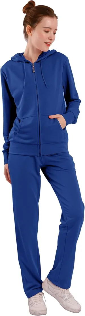 TanBridge Sweatsuits For Women Set 2 Pieces Track Suits Zip Up Hoodie & Pant Matching Jogging Suits For Women