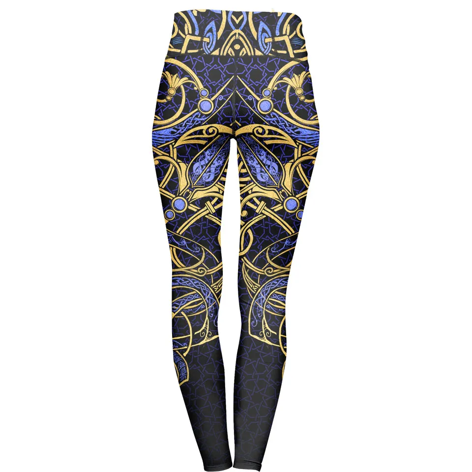 The Great Serpent High Waisted Leggings