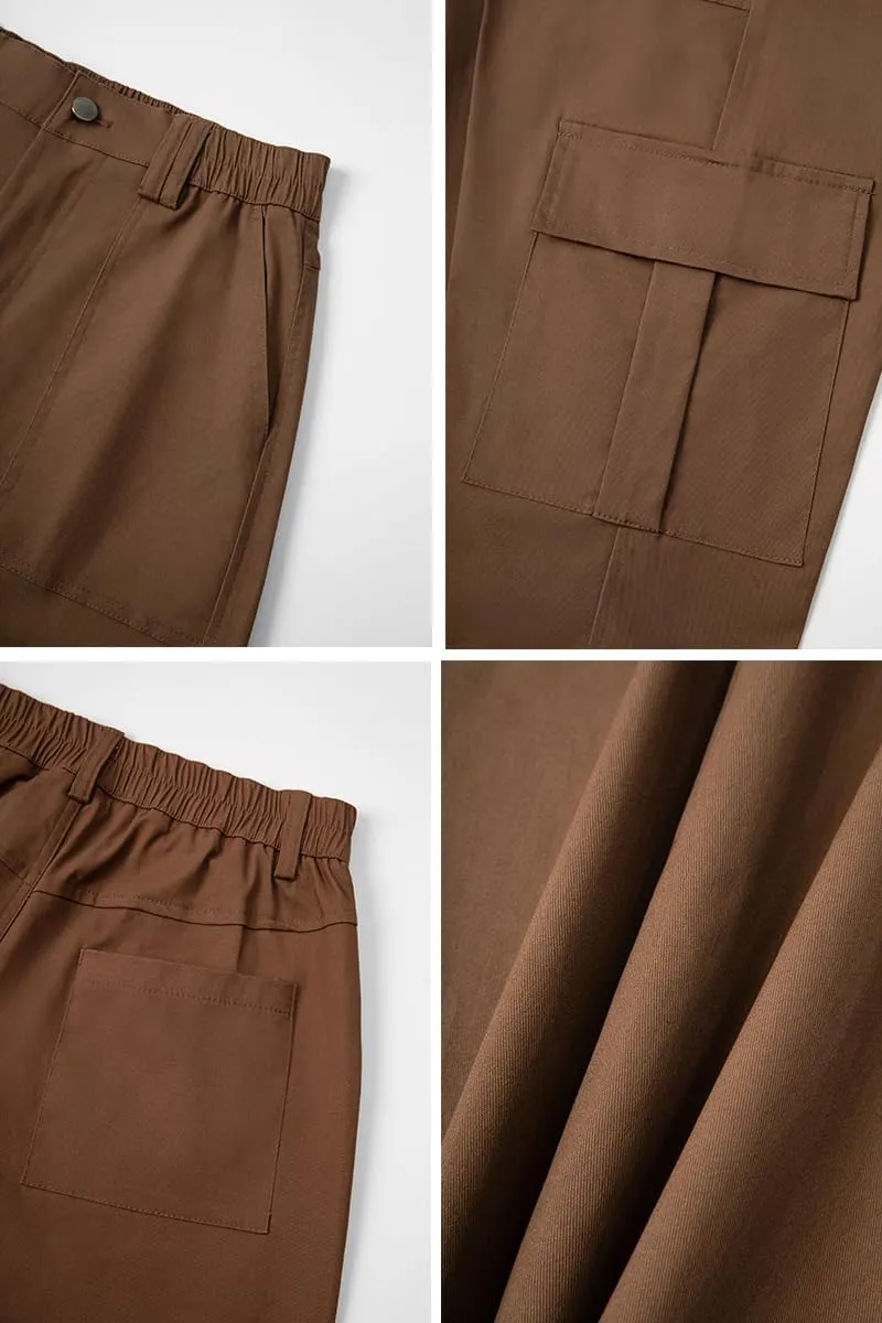 THWEI Cargo Pants for Women High Waisted Casual Pants Y2K Streetwear with 6 Pockets
