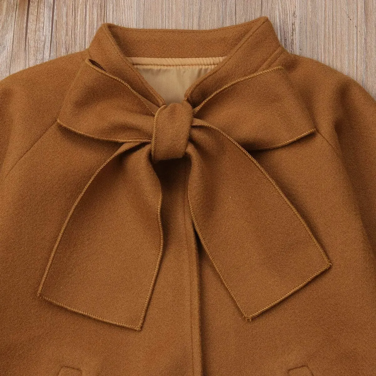 Toddler Girls Trench Coat Baby Girl Woolen Coat Girl Dress Coat Peacoat Winter Fall Outerwear