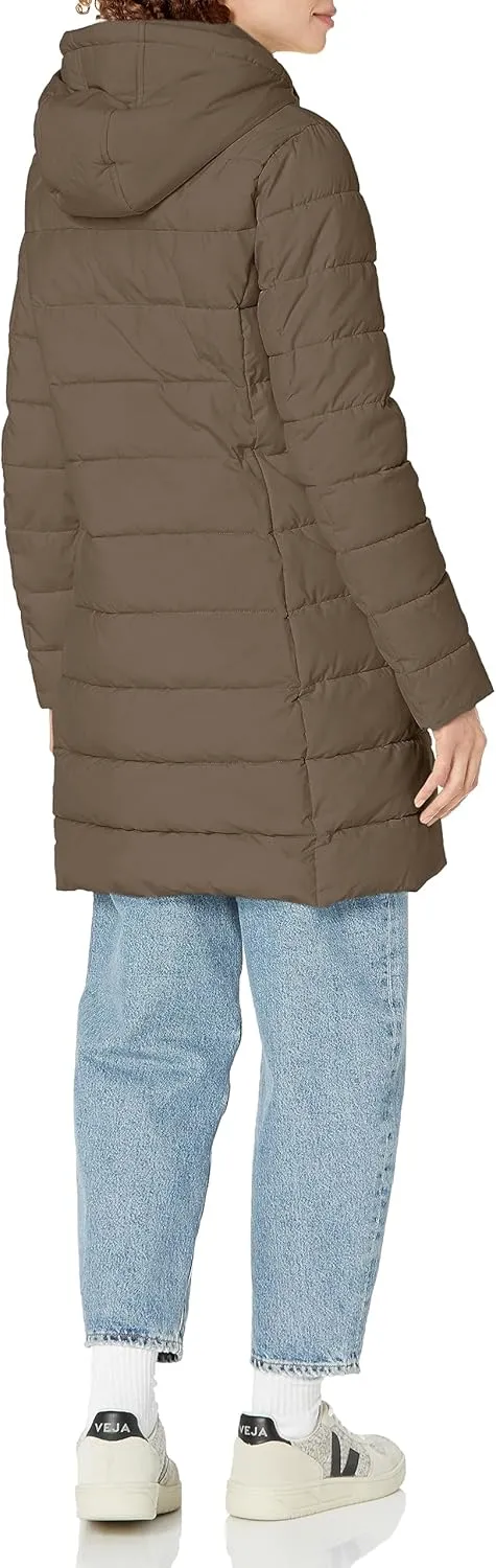 Tommy Hilfiger Women Solid Puffer Untrimmed Hood Long Jacket