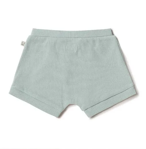 Unisex Organic-cotton Sage Shorts