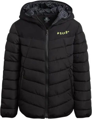 Volcom Boys' Puffer Jacket - Glacier Shield Quilted Winter Jacket with Hood - Insulated Outerwear Jackets for Boys (4-18)