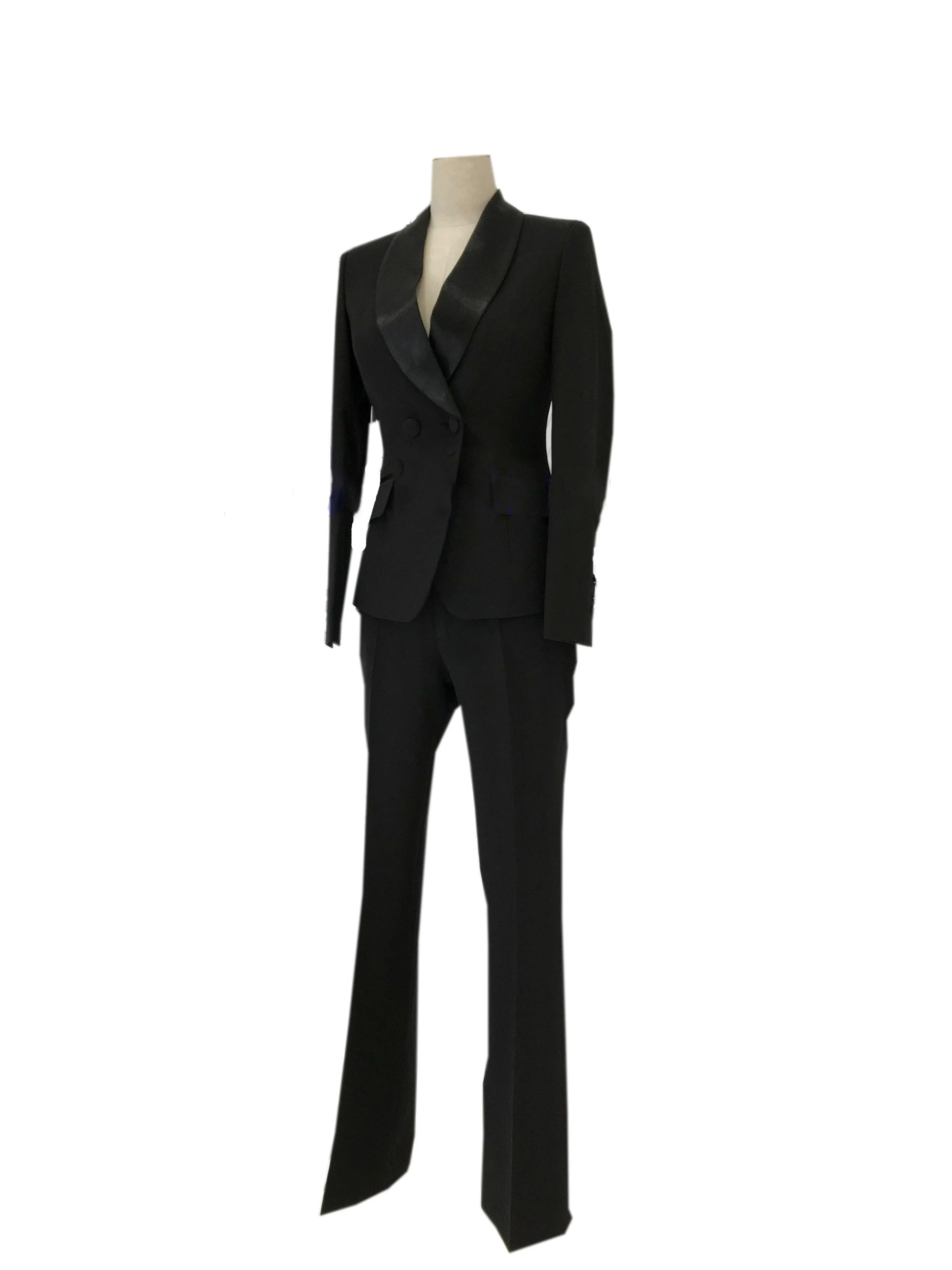 Wedding Tuxedo Pantsuit - Women Trouser Suits - Trouser Suit