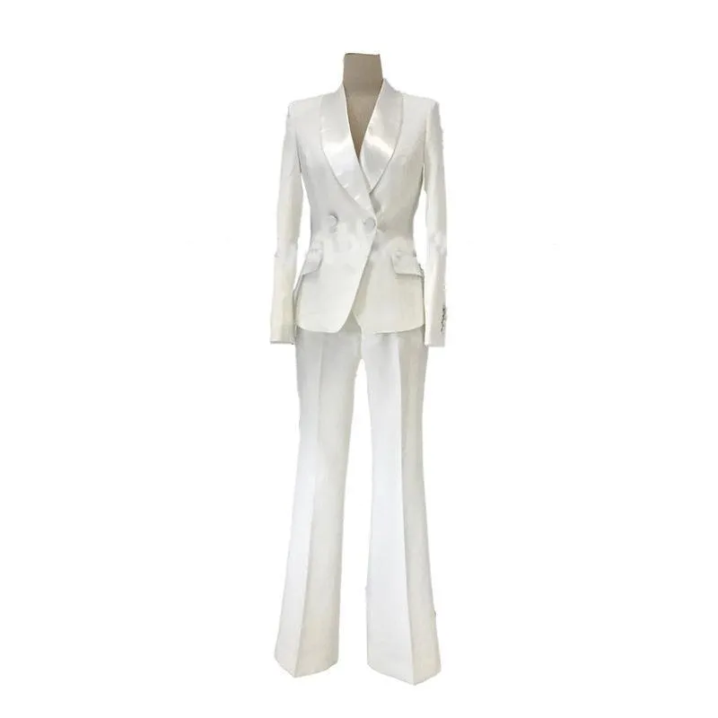 Wedding Tuxedo Pantsuit - Women Trouser Suits - Trouser Suit