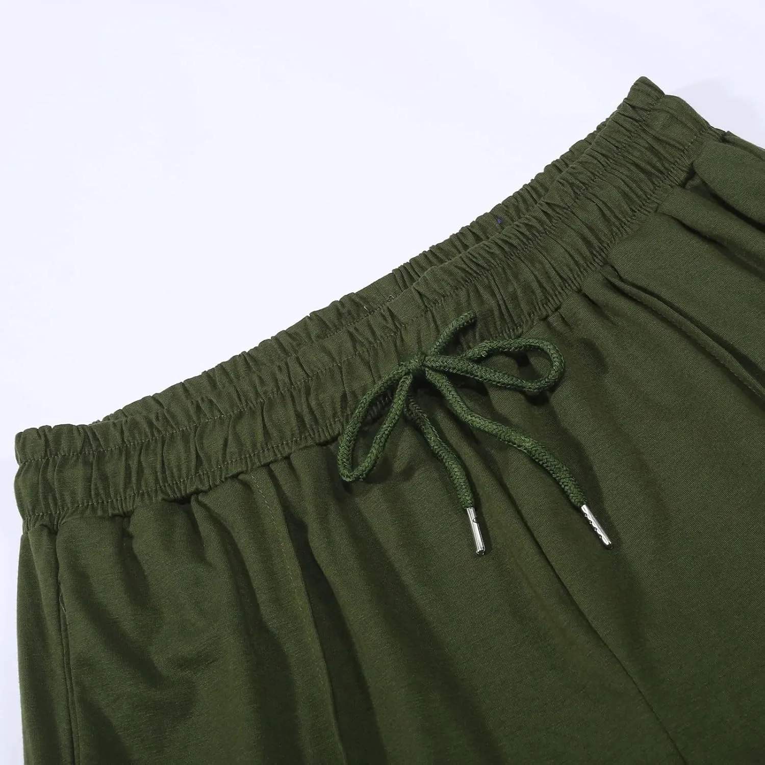 Wide Leg Sweatpants Women 2025 High Waisted Casual Loose Drawstring Sports Athletic Baggy Lounge Pants with Pockets