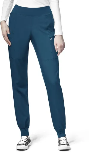 Wink W123 Scrubs for Women's Comfort Waist Cargo Jogger Scrub Pant