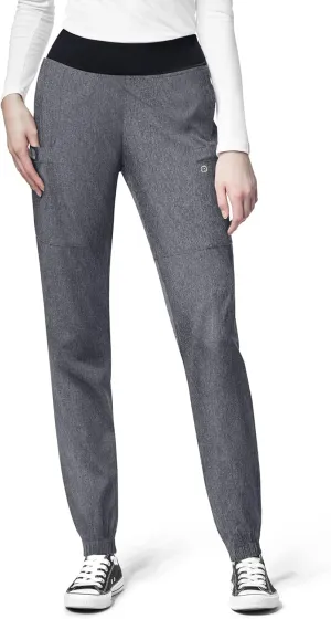 Wink W123 Scrubs for Women's Comfort Waist Cargo Jogger Scrub Pant