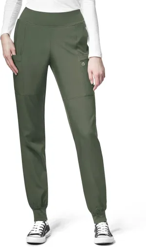 Wink W123 Scrubs for Women's Comfort Waist Cargo Jogger Scrub Pant