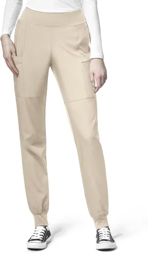 Wink W123 Scrubs for Women's Comfort Waist Cargo Jogger Scrub Pant