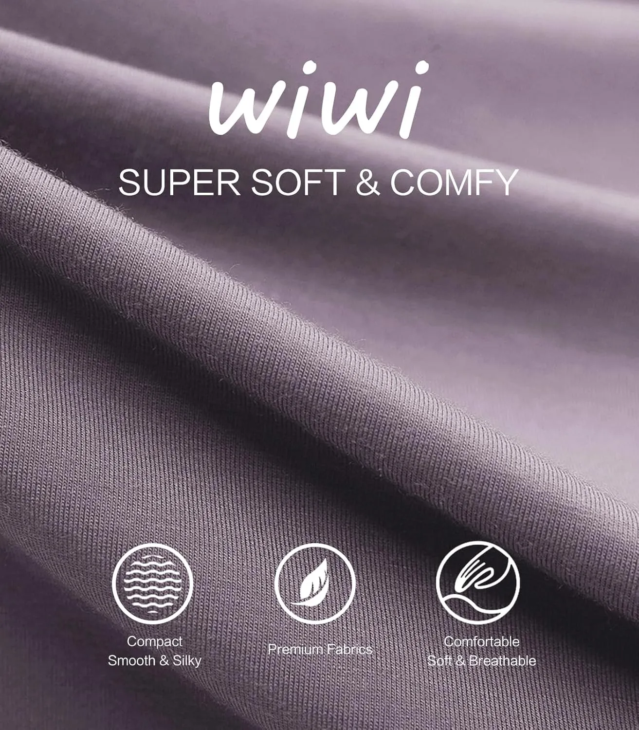 WiWi Pajama Pants for Women Soft Wide Leg Palazzo Lounge Sweatpants Loose Yoga Bottoms-Viscose from Bamboo S-XXL