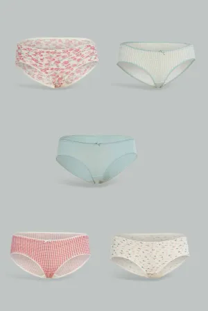 Women Assorted Boyleg Briefs (Pack of 5)
