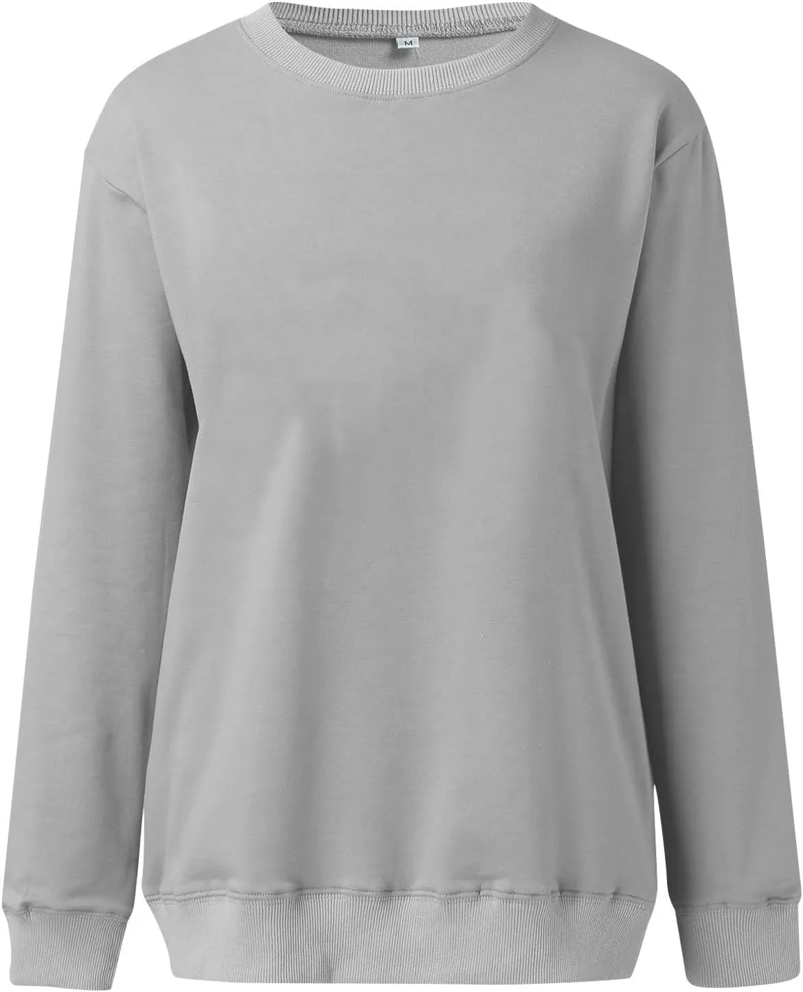 Women Crew Neck Sweatshirts Fall Casual Oversized Sweatshirts Long Sleeve Cute Preppy Sweatshirt Comfort Pullover