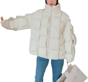 Women Overcoat Thick Cotton Padded Coat Female Cold Puffer Jacket