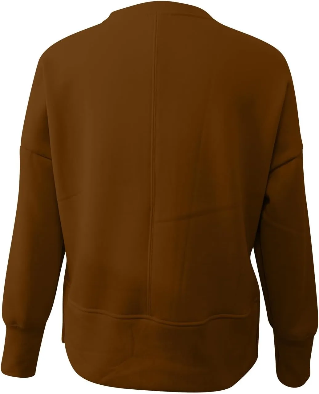 Women Oversized Sweatshirt Loose Fit Crewneck Side Slit Y2k Pullover Tops Casual Long Sleeve Fleece Comfort Hoodies