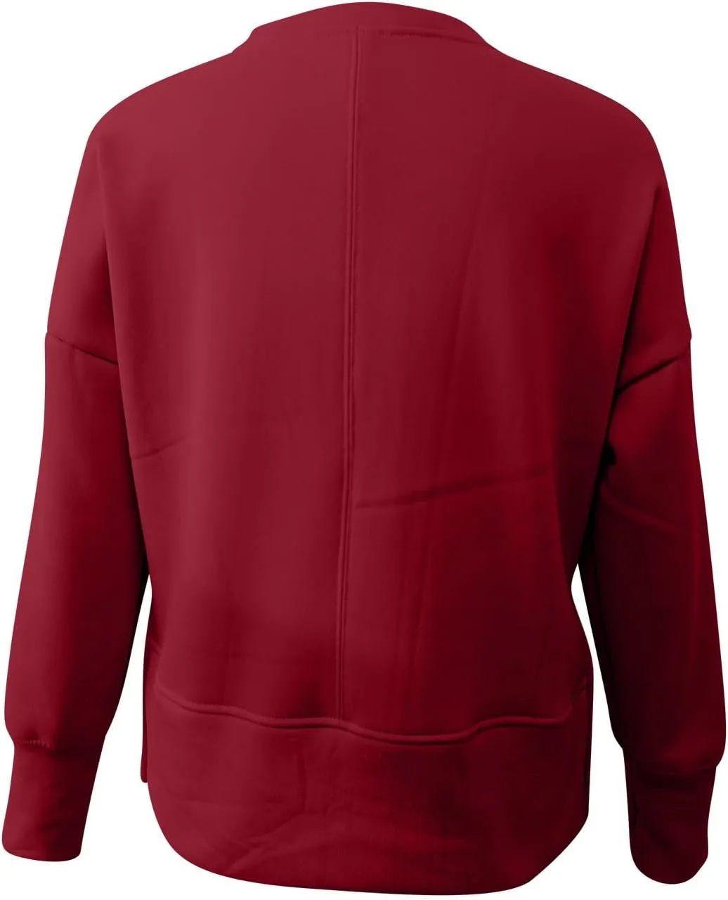 Women Oversized Sweatshirt Loose Fit Crewneck Side Slit Y2k Pullover Tops Casual Long Sleeve Fleece Comfort Hoodies