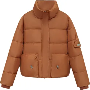 Women Thick Down Cotton Padded Short Coat Female Plus Size Oversize Casual Loose Warm Parkas Winter Jacket