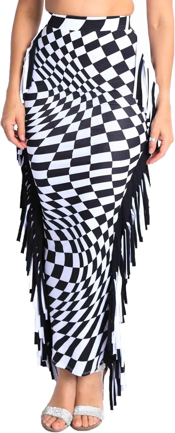 Women's High Waist Maxi Bodycon Pencil Skirt Stretchy Fabric for Comfort and Style