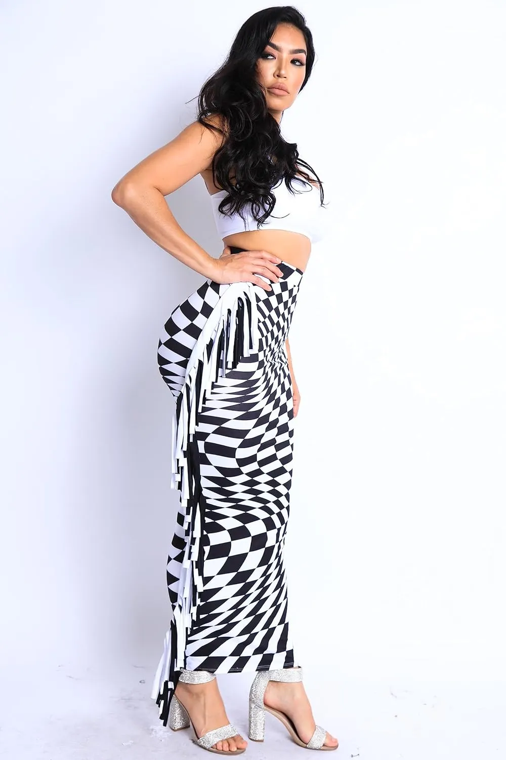 Women's High Waist Maxi Bodycon Pencil Skirt Stretchy Fabric for Comfort and Style