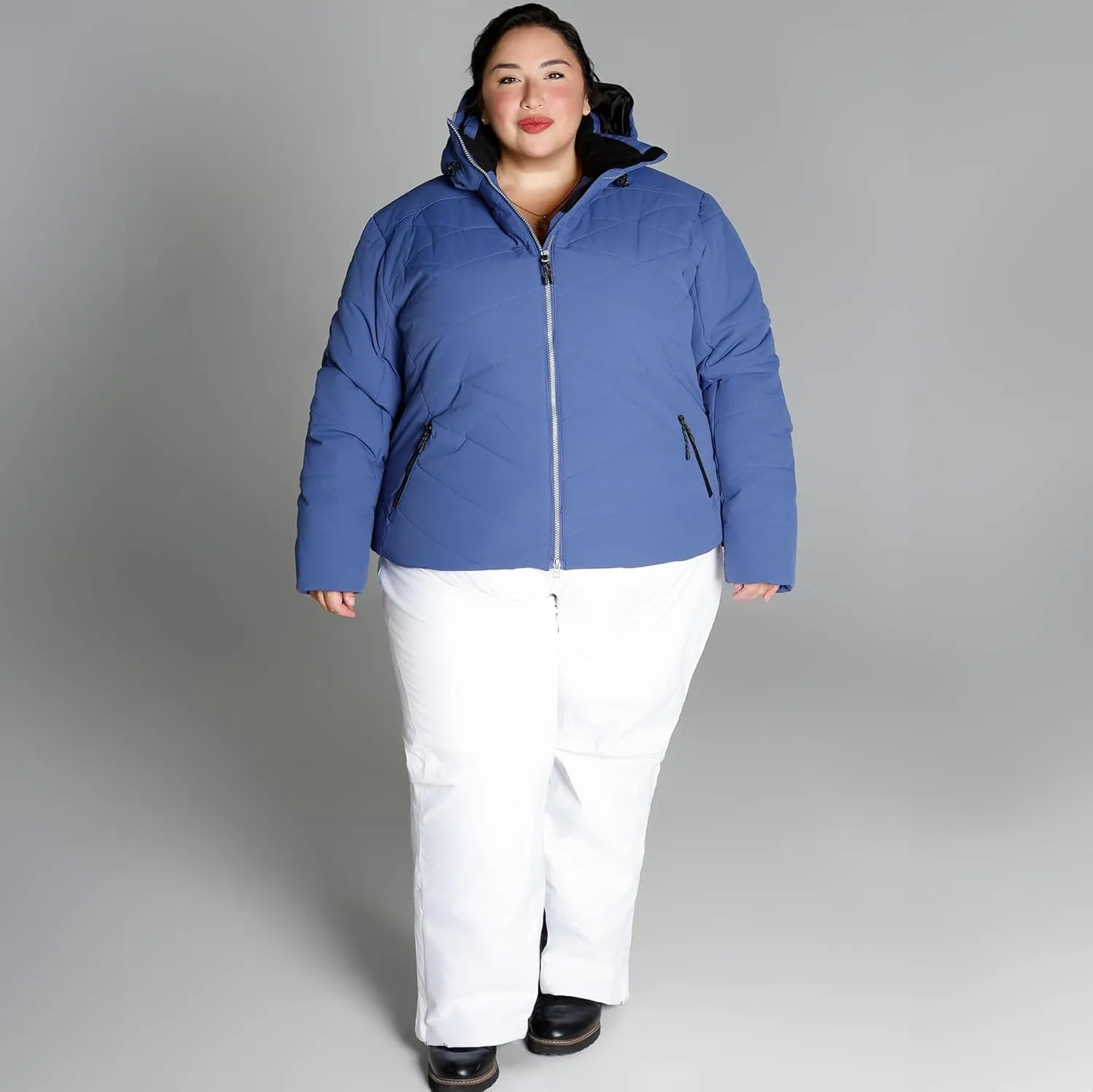 Womens Plus Size 1X-6X Vail Down Alternative Winter Ski Snow Jacket Coat