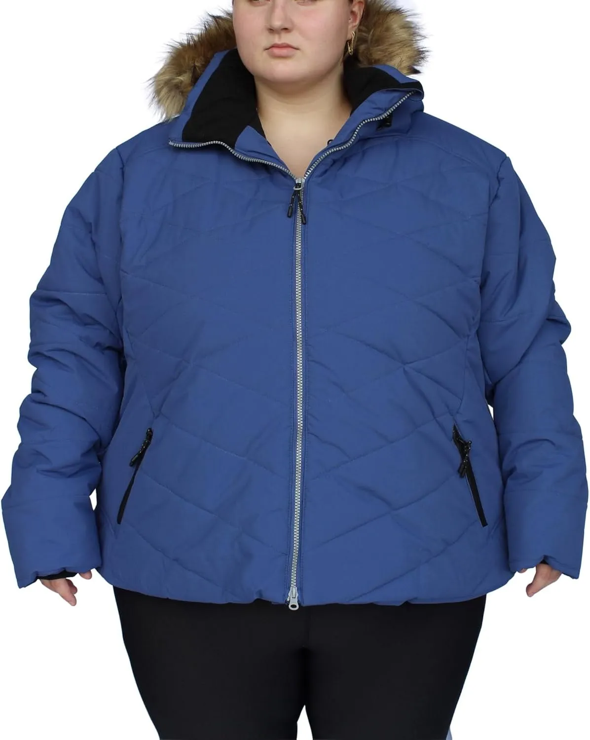 Womens Plus Size 1X-6X Vail Down Alternative Winter Ski Snow Jacket Coat