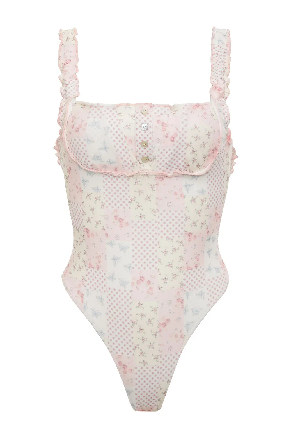 x SYDNEY SWEENEY 509 Ruffle One Piece Swimsuit - Verona